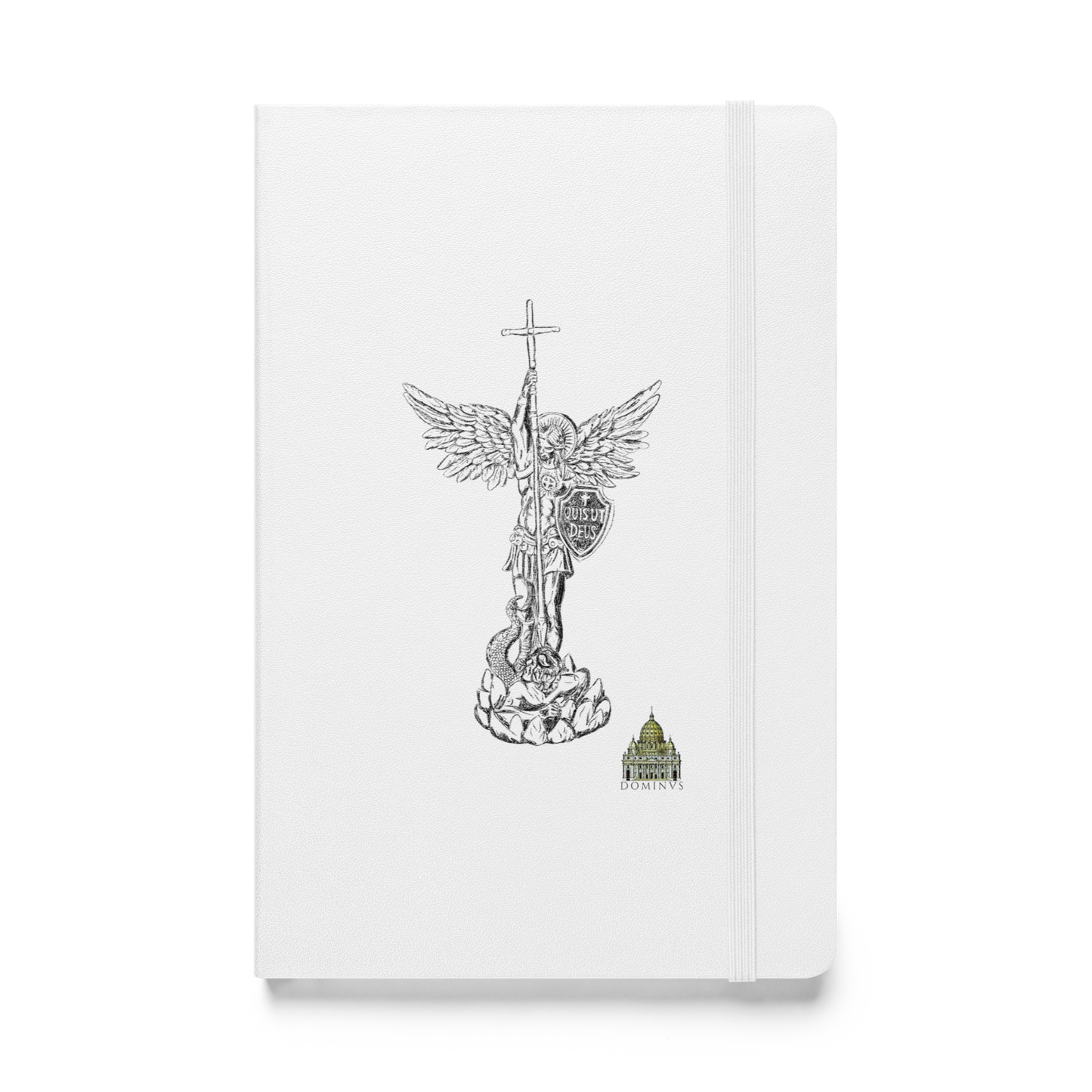 Hardcover bound notebook St Michael sketch