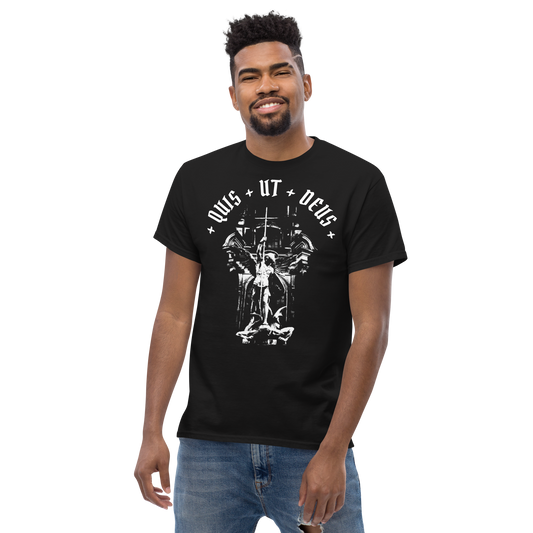 Men's Quis ut Deus tee