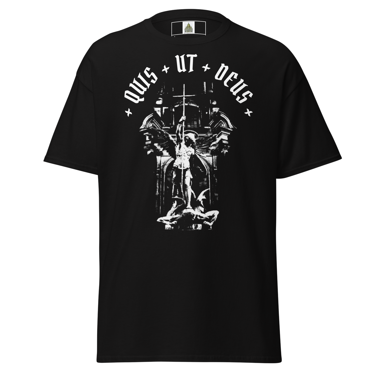 Men's Quis ut Deus tee