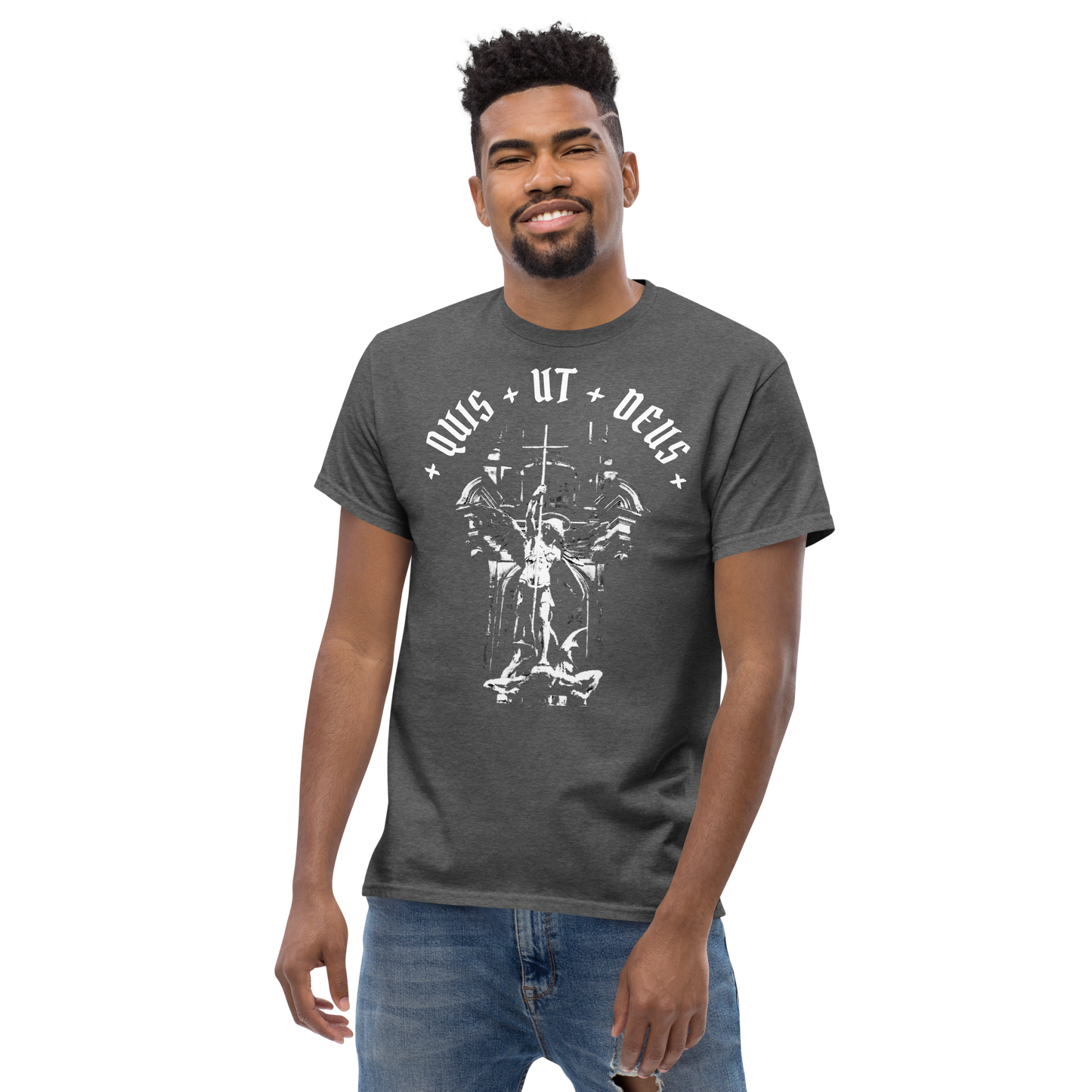 Men's Quis ut Deus tee