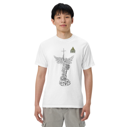 Men's white St. Michael sketch t-shirt