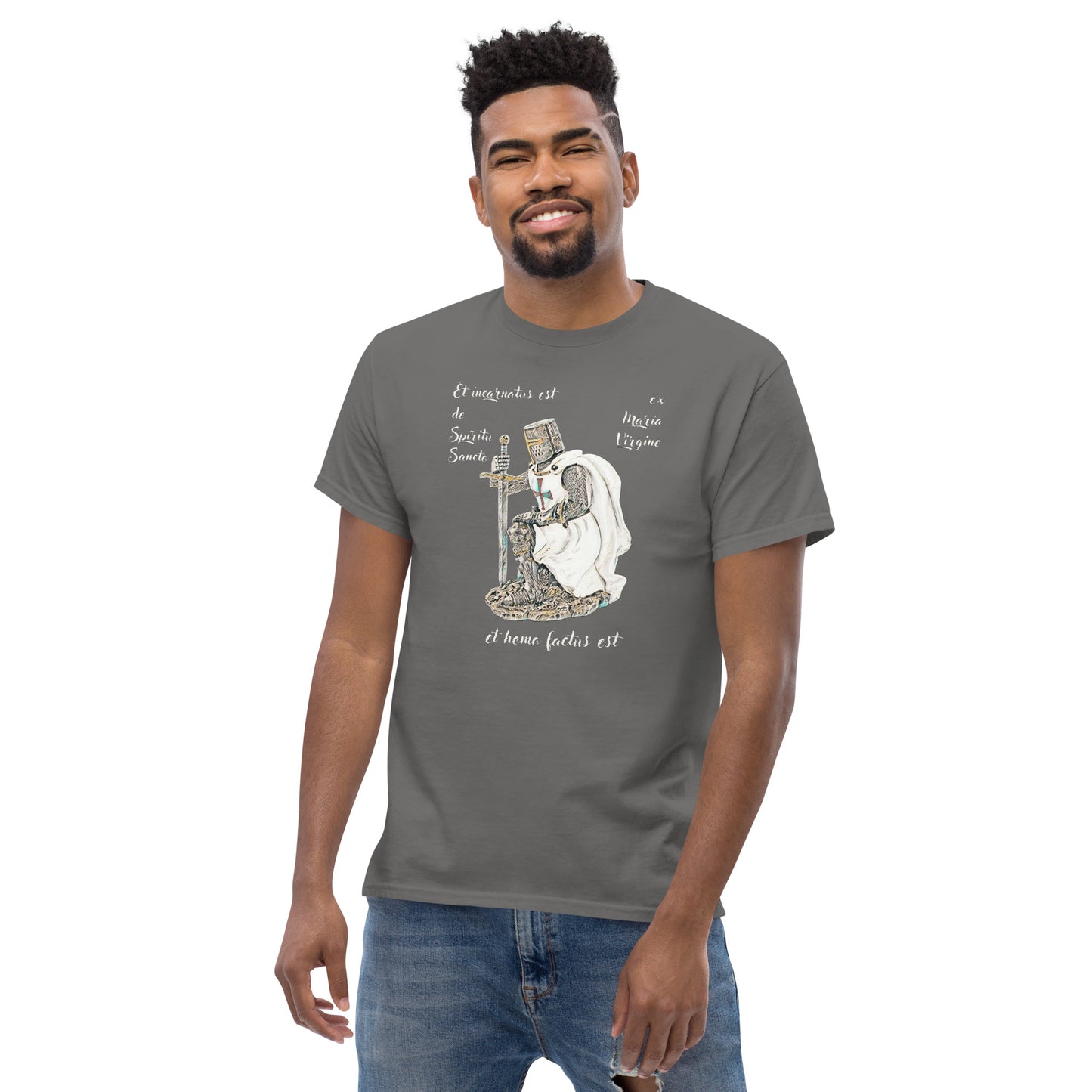 Kneeling templar Men's classic tee