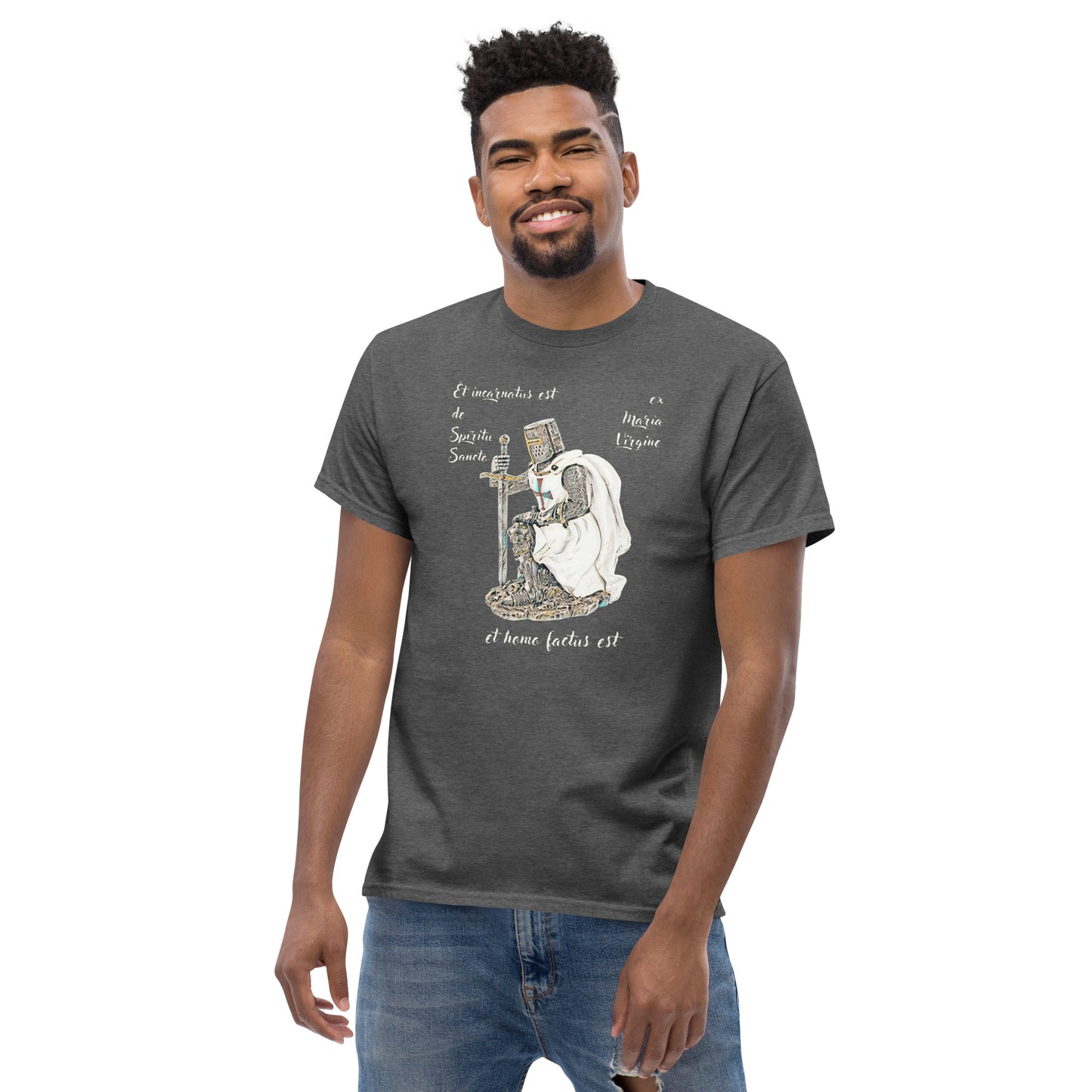 Kneeling templar Men's classic tee