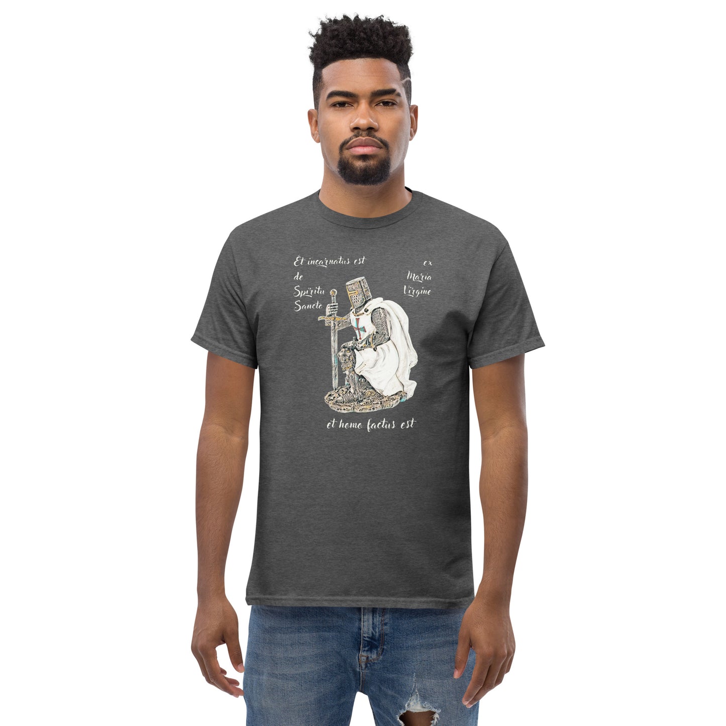 Kneeling templar Men's classic tee