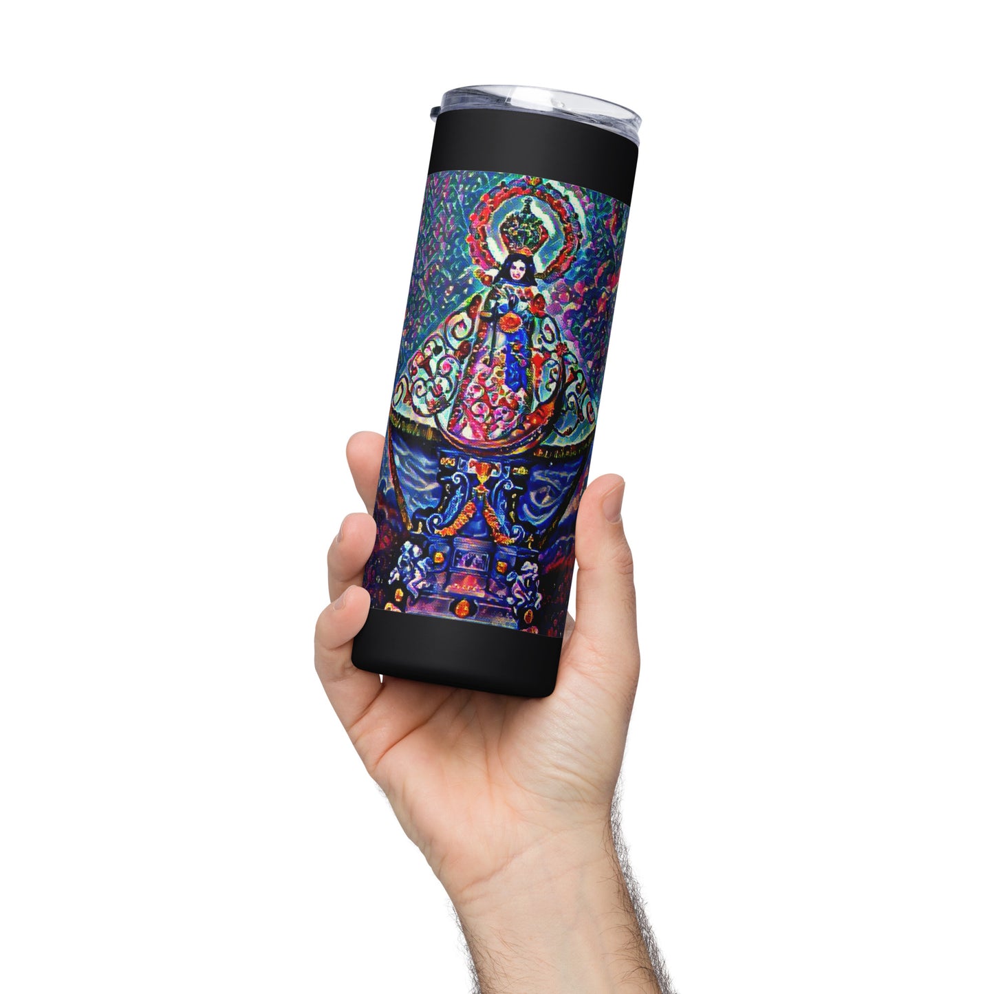 Our Lady of Zapopan stainless steel tumbler