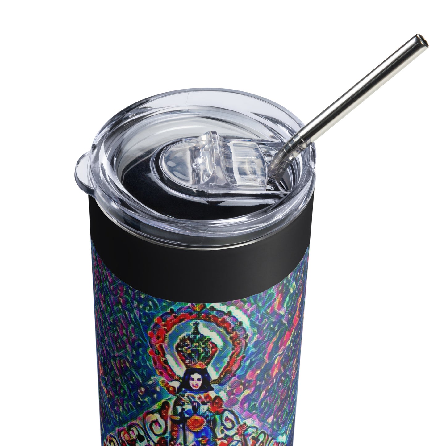 Our Lady of Zapopan stainless steel tumbler