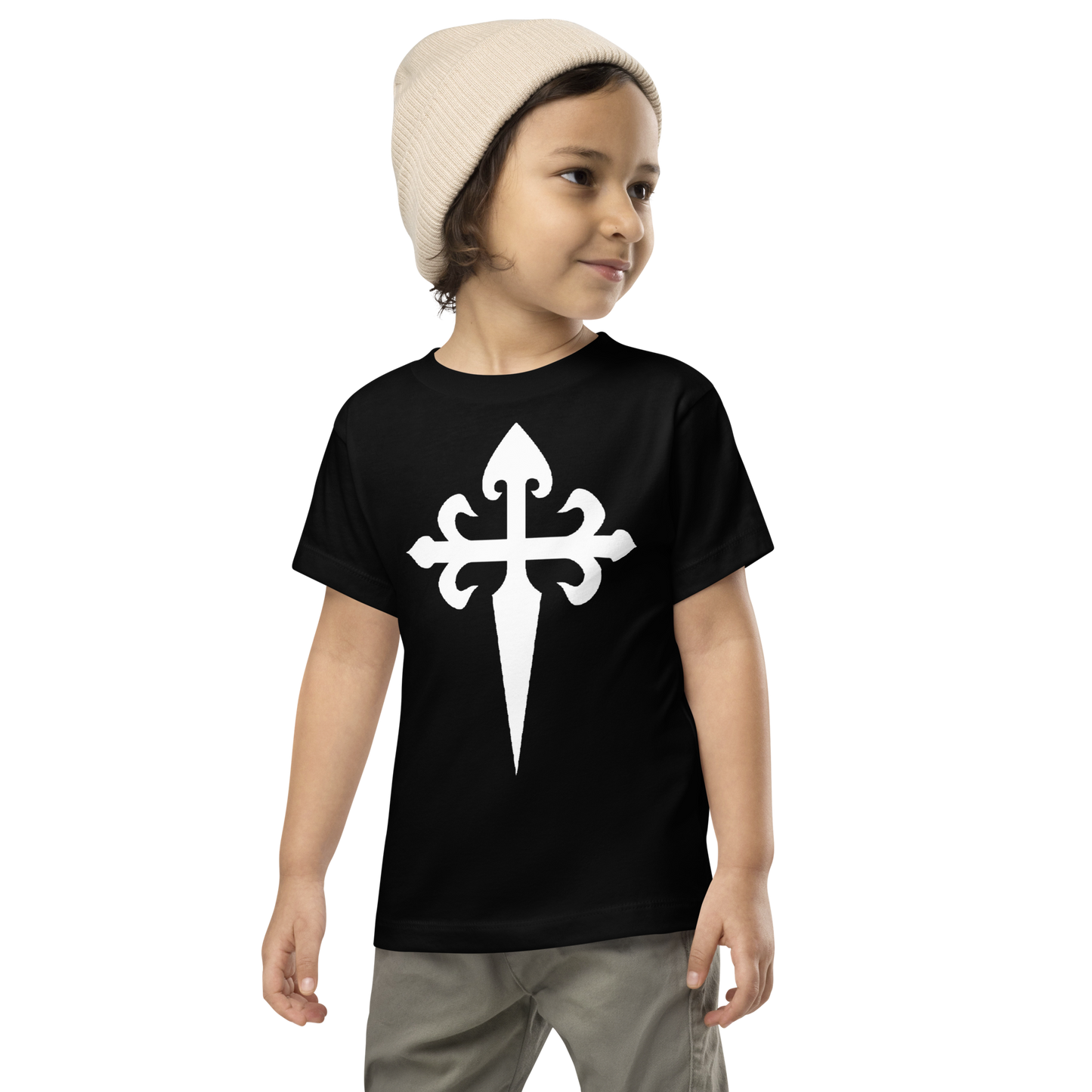 Toddler Short Sleeve Gothic Cross Tee