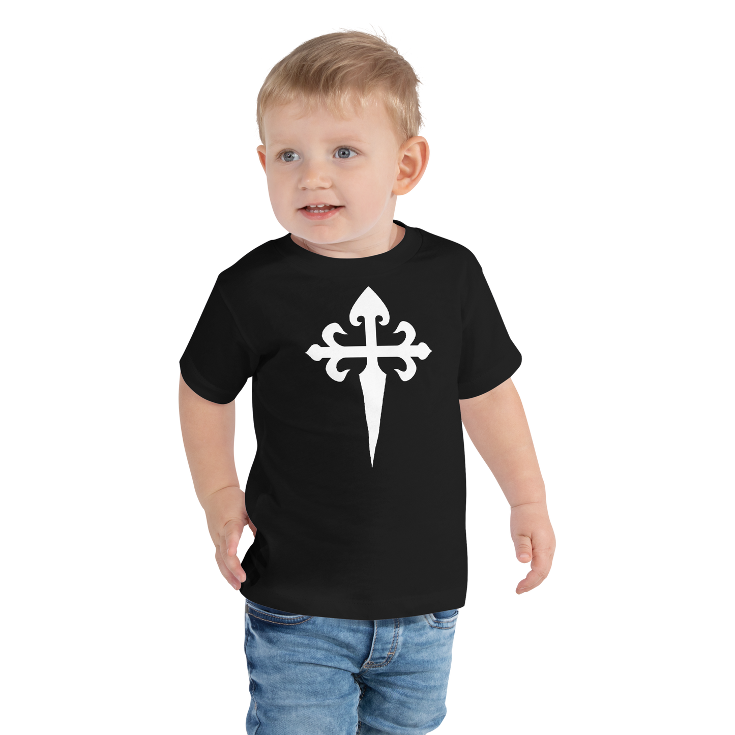 Toddler Short Sleeve Gothic Cross Tee