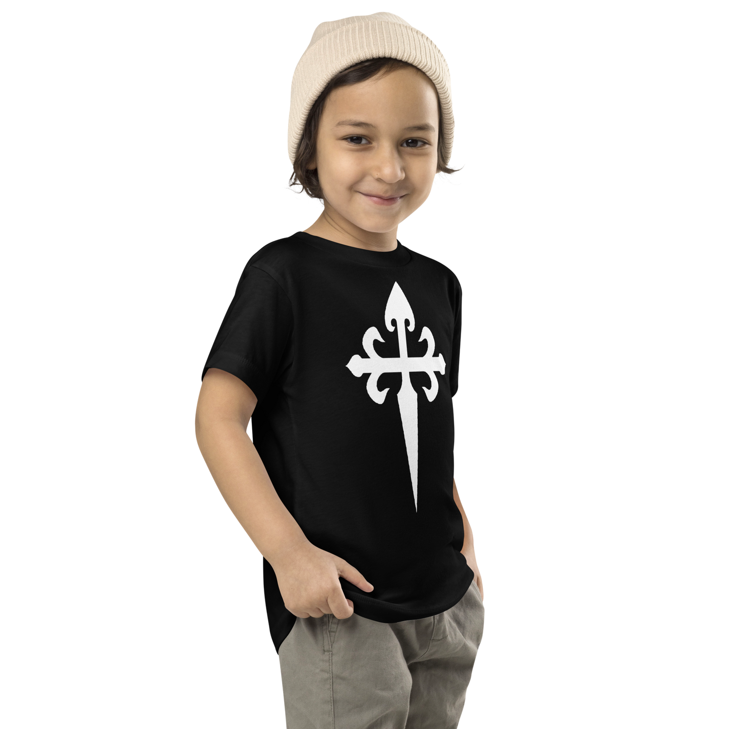 Toddler Short Sleeve Gothic Cross Tee