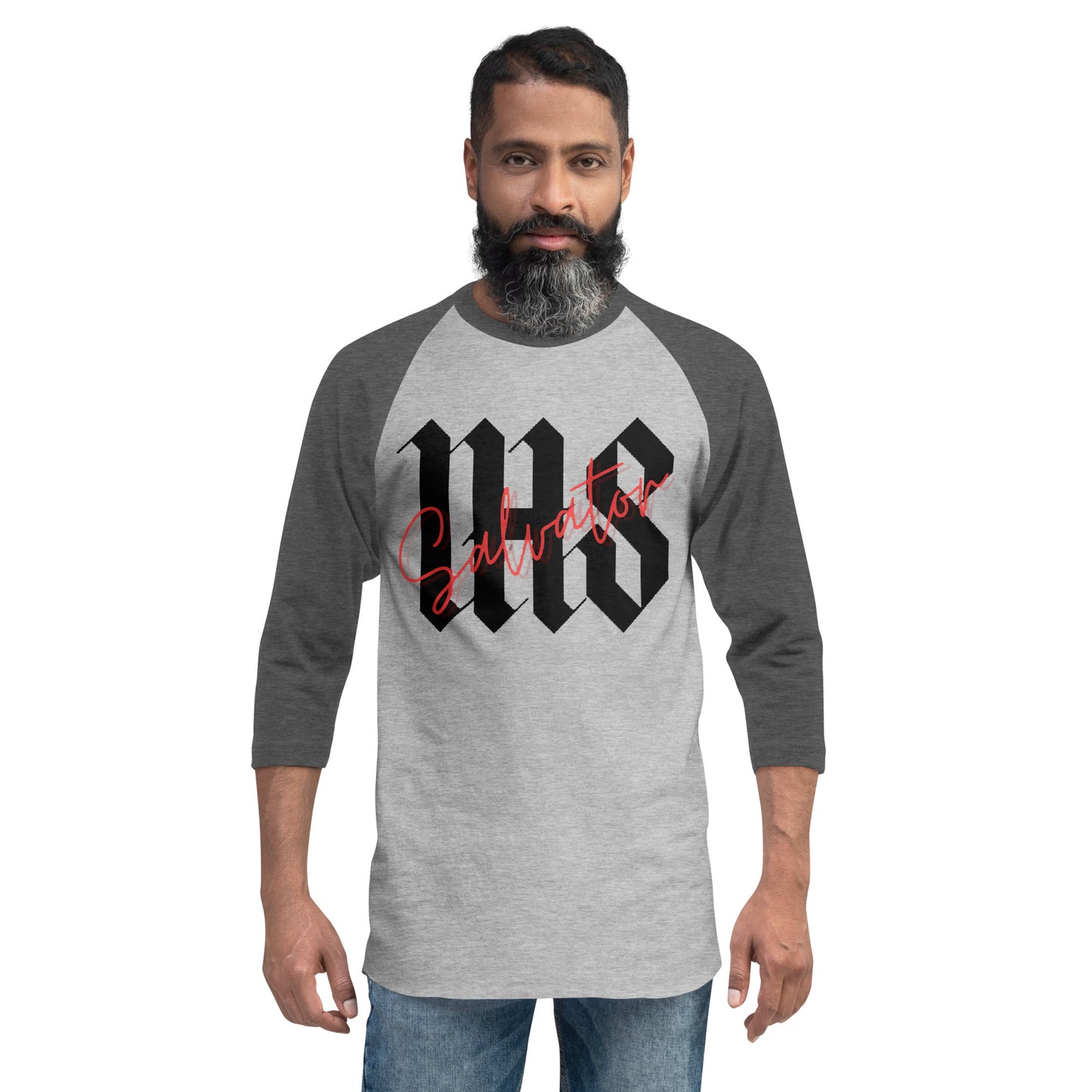 3/4 sleeve IHS Savior shirt