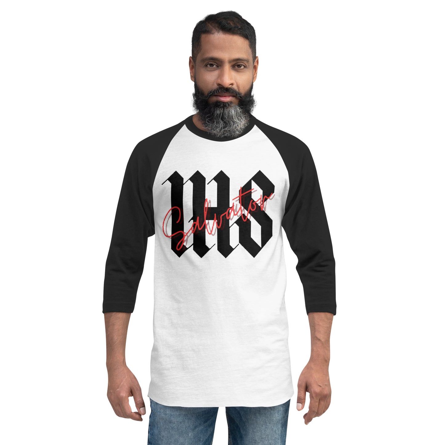 3/4 sleeve IHS Savior shirt