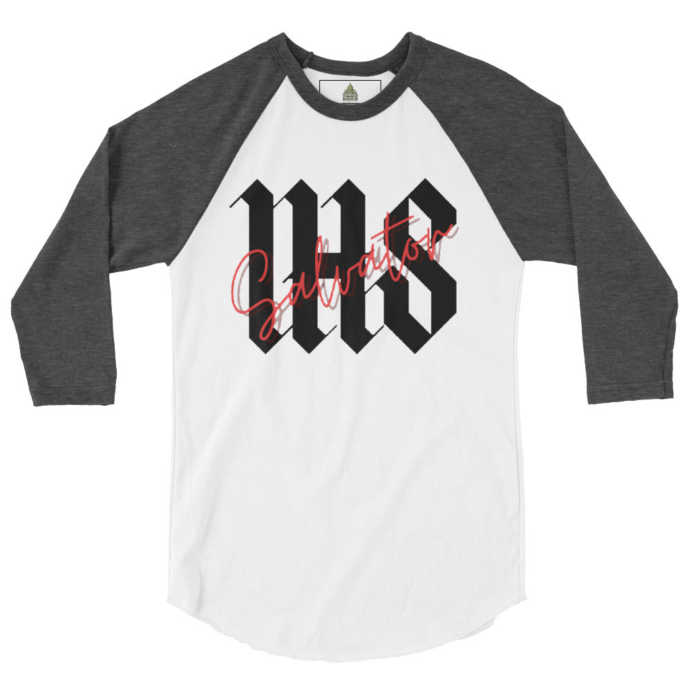 3/4 sleeve IHS Savior shirt