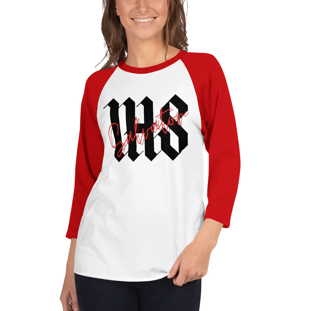 3/4 sleeve IHS Savior shirt